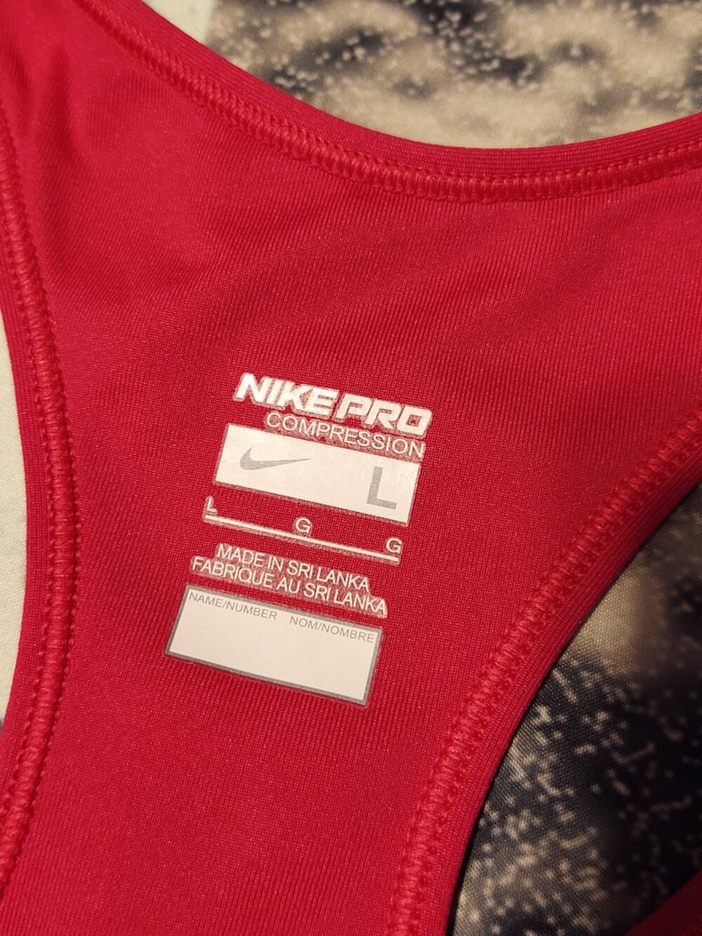 Nike Pro Compression Pink Racerback Top Lg - Picture 8 of 13